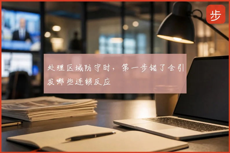 处理区域防守时，第一步错了会引发哪些连锁反应